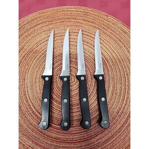 Vintage Ginsu Steak Knives Set Of 4 Serated Always Sharp As Seen On TV